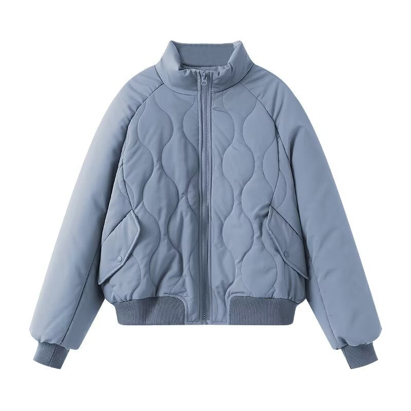 Autumn and winter new women's clothing American pilot loose cotton jacket for women