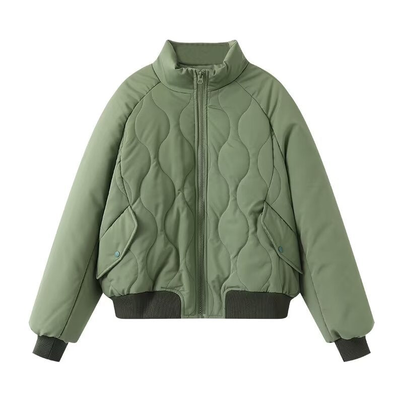 Autumn and winter new women's clothing American pilot loose cotton jacket for women