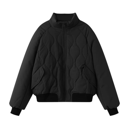 Autumn and winter new women's clothing American pilot loose cotton jacket for women