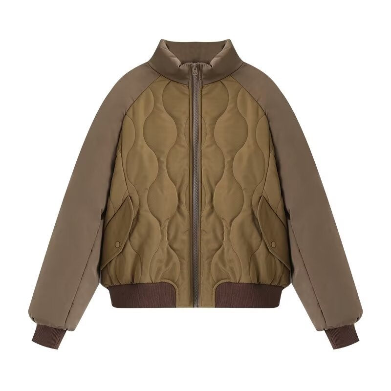 Autumn and winter new women's clothing American pilot loose cotton jacket for women