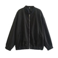 Spring and Autumn women's clothing new loose airplane jacket casual jacket top for women